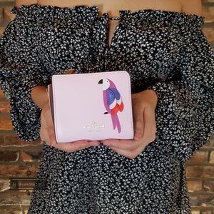 NWT kate Spade Flock Party Wallet Small Zip Bifold